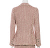 CHANEL 06C Pink Beige CC Buttons Tweed Jacket 38 シャネル ピンク ベージュ ココボタン ツイード ジャケット 即発