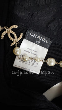 CHANEL 11S Black Knit Maxi Long Dress 36 シャネル ブラック・ニット・マキシ・ロングワンピース・ドレス 即発