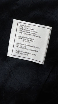 CHANEL 02A Black Metallic Blazer Tweed Jacket 38 40 44 シャネル ブラック・メタリック・ブレザー・ツイード・ジャケット 即発