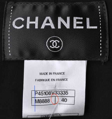 Authentic CHANEL 13C label 2