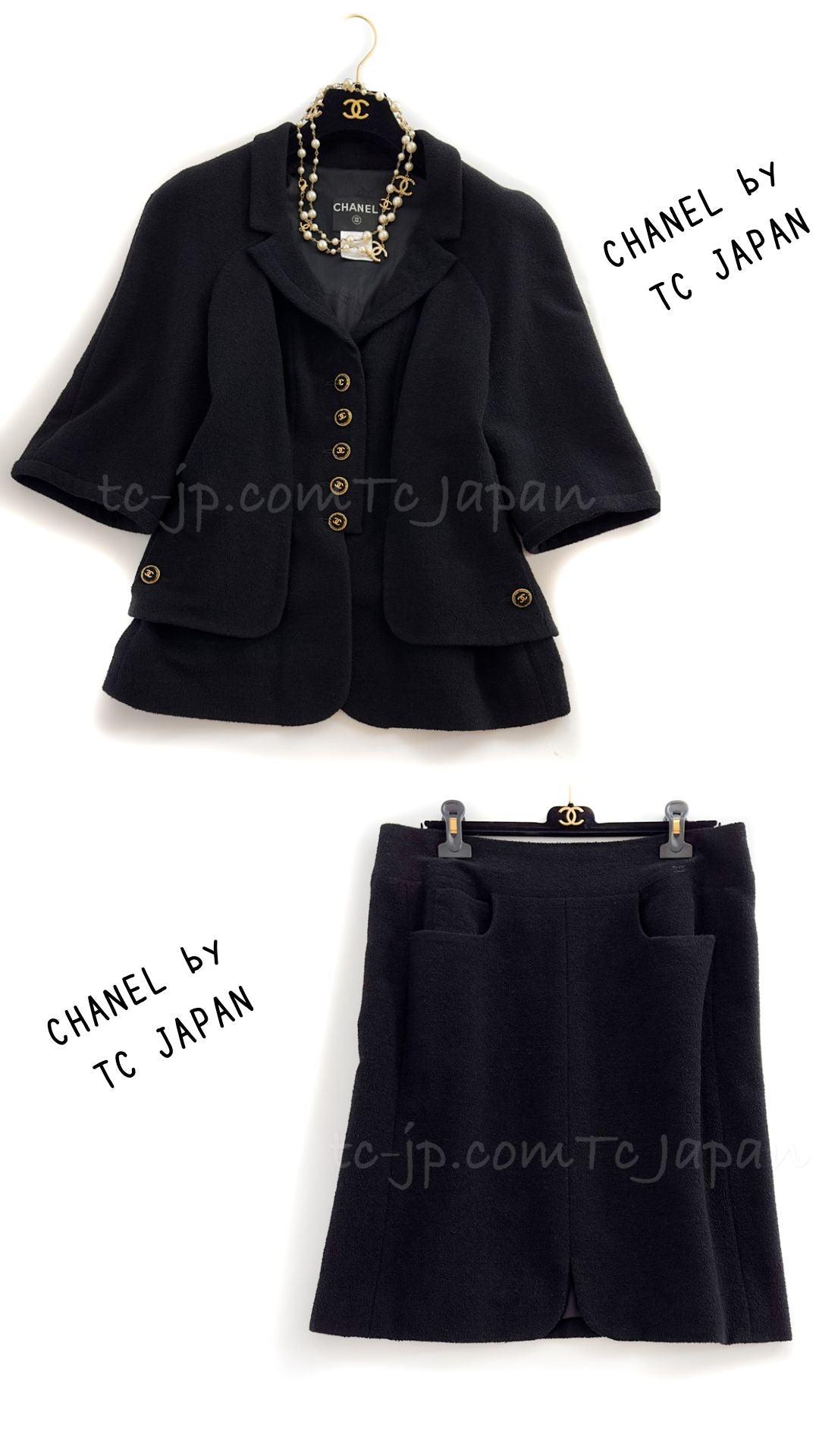 ジャケット丈53cmCHANEL シャネル　ジャケットスーツ