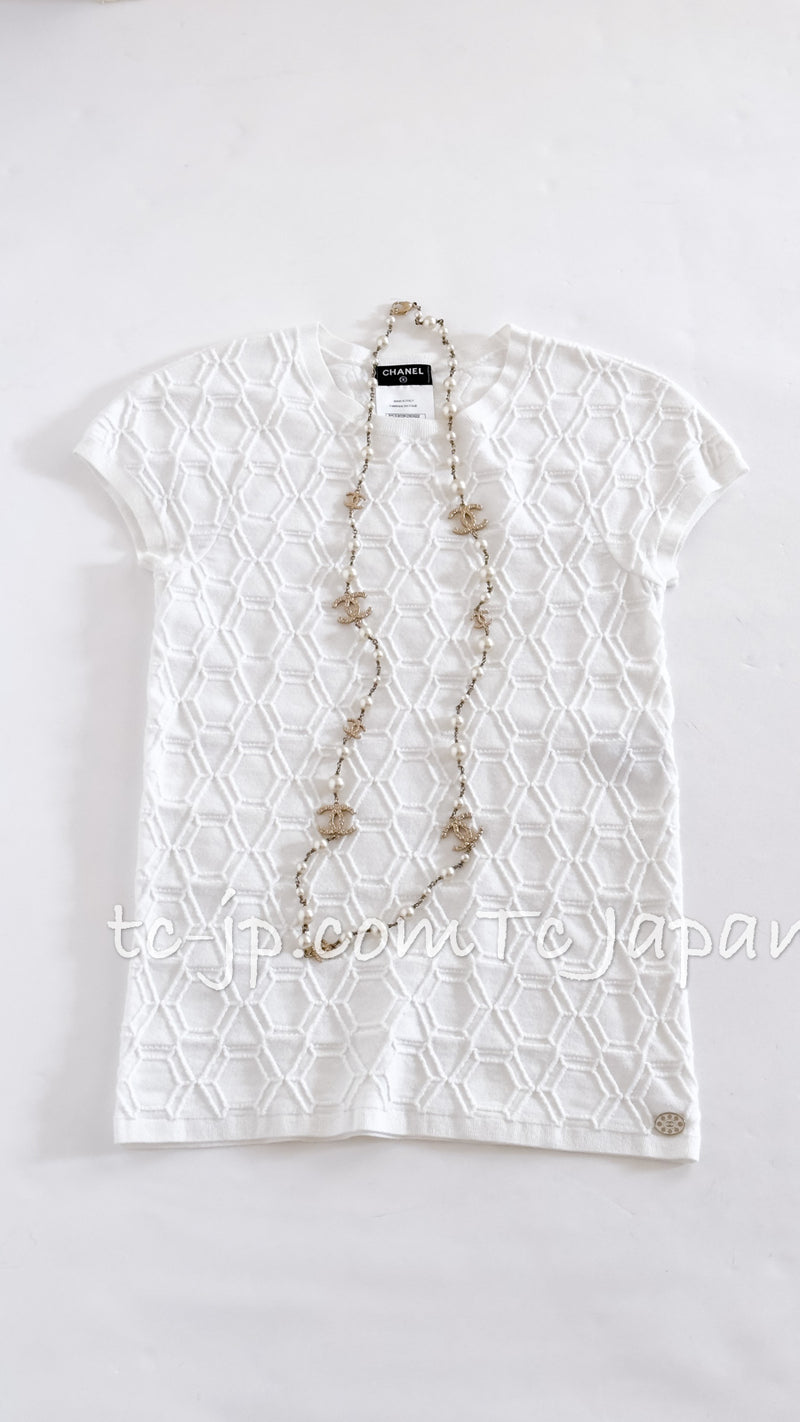 CHANEL 16S White Tops T-Shirt 34 シャネル ホワイト・トップス・Tシャツ 即発