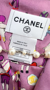 CHANEL 01S Vintage Purple Silk Blouse Shirts Tops 36 38 シャネル ヴィンテージ・パープル・シルク・ブラウス・シャツ・トップス 即発