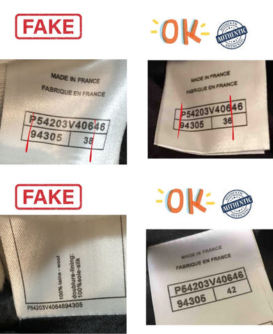 CHANEL 16PF label 1