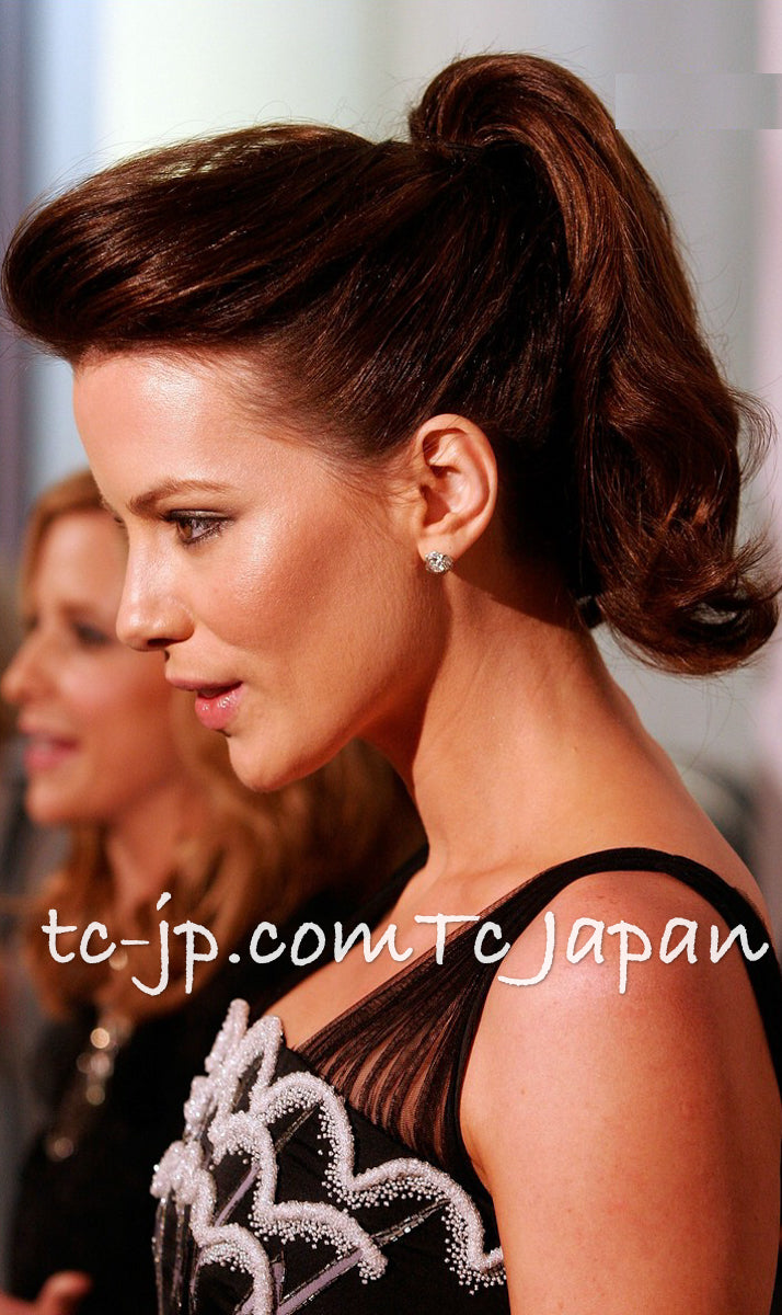 CHANEL 06S Black Peticoat Beads Sequins Silk Dress 34 シャネル ブラック・豪華装飾・ビーズ・オートクチュール技法・女優ドレス・シルク・ワンピース