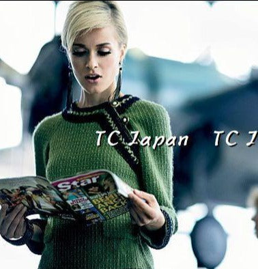 CHANEL 10PF Paris Shanghai Green Braid Skirt Jacket 38 シャネル グリーン・ブレイド・ジャケット スカート スーツ - CHANEL TC JAPAN