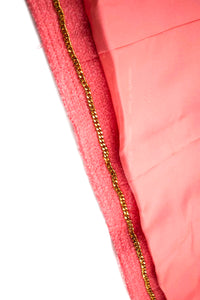 CHANEL 96C Pink Vintage Wool Angora Jacket Skirt Suit 38 シャネル ピンク・ヴィンテージ・ウール・アンゴラ・ジャケット・スカート・スーツ 即発