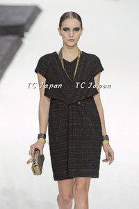Chanel 11S Black Eyelet Dress 36 38 40 シャネル ブラック・ツイード・ワンピース - シャネル TC JAPAN
