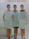 CHANEL 12S White Black Line Short Knit Dress 38 42 シャネル ホワイト・ライン・ワンピース - シャネル TC JAPAN