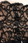 CHANEL 07A Black Lace Velvet Vintage Party Cocktail Dress 38 40 42 シャネル スーパーモデル レース・ブラック・ベルベット ドレス ヴィンテージ・ワンピース 即発