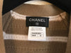 CHANEL 15S Blue or Beige Stripe cashmere Cardigan Dress 34 36 38 シャネル ボーダー・カーディガン・ワンピース 新品 即発 - シャネル TC JAPAN