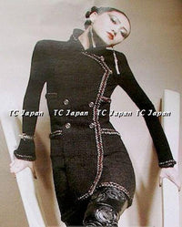 CHANEL 10PF Trimming Wool coat Dress 36 シャネル スタンドカラー トリミング・ダブル ウール・コート ワンピース - CHANEL TC JAPAN