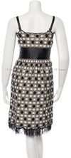 CHANEL 06A 100% Cashmere black ivory Jacket Dress 38 シャネル チェック・ジャケット - シャネル TC JAPAN