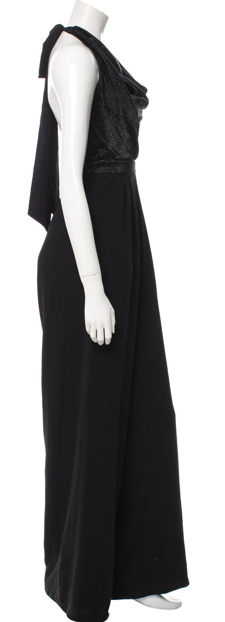 Alice+Olivia black jump suit pants  U4 アリス・オリビア ジャンプスーツ　9号　新品同様 38 即発 - シャネル TC JAPAN