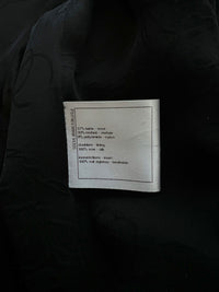 CHANEL 15PF Black Wool Mohair Leather Trim Jacket 36 40 シャネル ブラック ウール モヘア レザートリム ジャケット 即発