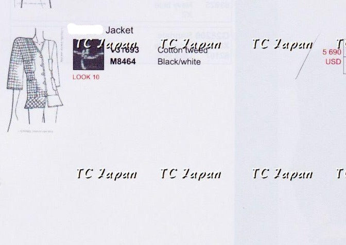 CHANEL 12S Black Ivory Tweed Jacket 42 シャネル ブラック・ツイード・ジャケット 新品同様 - シャネル TC JAPAN