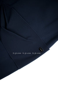 CHANEL 04A Black & Navy Lace Kate Hudson Dress 38 40 シャネル 女優の ブラック ネイビー・レース・ワンピース 即発