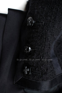 CHANEL 06A Drew Barrymore Wool Black Jacket 38 シャネル ブラック・シルク・リボン・ジャケット 冠婚葬祭 即発