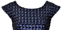 CHANEL 14S Navy Sequin Dress New 38 シャネル ネイビー・ワンピース - シャネル TC JAPAN