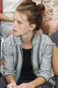 CHANEL 13S Olive or Navy tweed jacket 38 40 42 46 シャネル ネイビー・ツイード・ジャケット　新品 - シャネル TC JAPAN