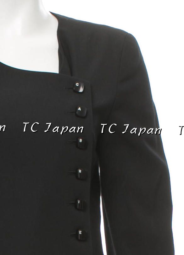 CHANEL 00T Black GABRIELLE Wool Jacket 34 シャネル ガブリエル・ウール・ジャケット