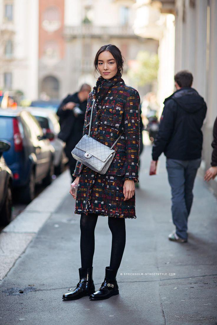CHANEL 13PF Multi-Colored Tweed Coat New 44 シャネル マルチカラー・ツイード・コート - シャネル TC JAPAN