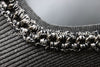 CHANEL 10S Grey or Black Chain Trim Knit Dress 42 シャネル ブラック・チェーントリム・ワンピース - シャネル TC JAPAN
