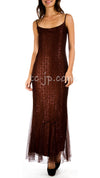 CHANEL 99A Evening long Dress 34 36 シャネル メタリック・マキシ・ロング・ドレス・ワンピース