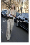 CHANEL 10S $6.1K Cameron Diaz beige Lesage Jacket Skirt Suit 38 シャネル ベージュ・ルサージュ・ジャケット・スカート・スーツ - CHANEL TC JAPAN