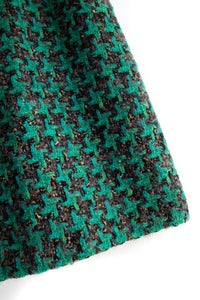 CHANEL 92A Vintage Black Green Tweed Skirt 36 38 シャネル ヴィンテージ・貴重 ブラック・グリーン・ツイード・スカート 即発