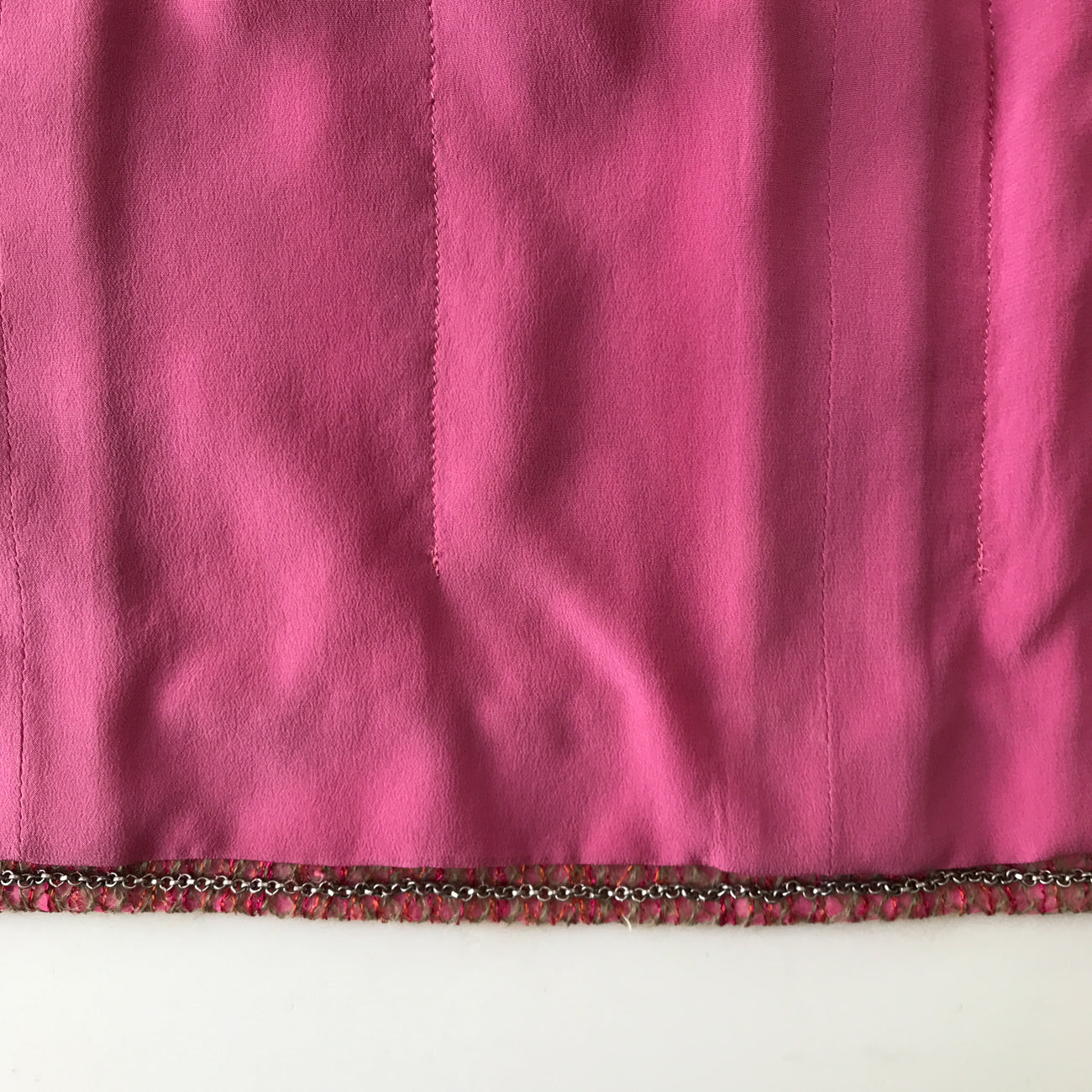 CHANEL 01C Pink Mohair Silk Jacket 34 シャネル ピンク・モヘア・シルク・ジャケット 即発