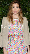 CHANEL 16C Pink Beige Collarless Jacket 40 シャネル ピンク・ベージュ・ツイード・ジャケット