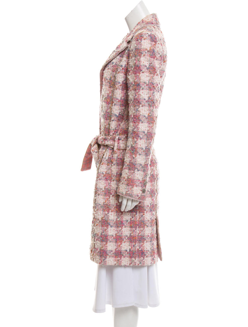 CHANEL 04S Pink Cotton Wool Dress Coat 36 38 シャネル ピンク コットン ワンピース 即発 - CHANEL TC JAPAN
