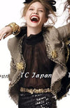 Chanel 07S Black Gold Tweed Jacket 40 42 シャネル ゴールド・ツイード・ジャケット 新品 - シャネル TC JAPAN