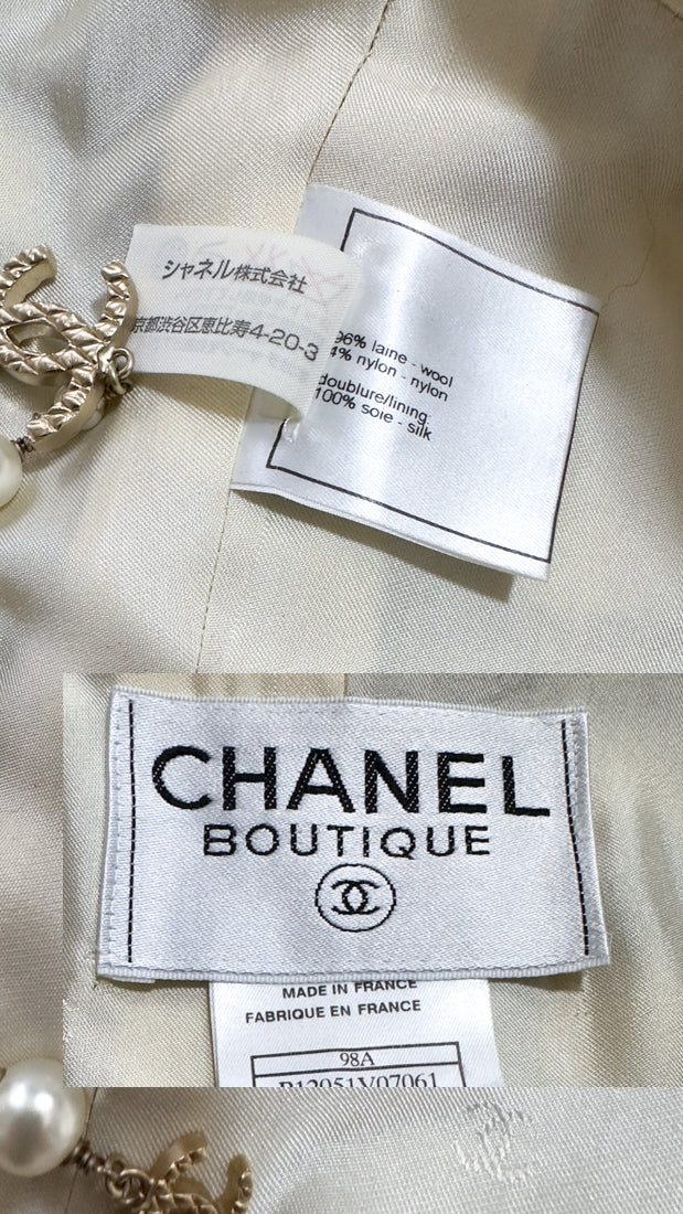 セットアップ】CHANEL BONTIQUE 98A ウール素材 | nate-hospital.com