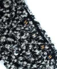CHANEL 94A Black White Cardigan Jacket & Dress Set 38 シャネル ブラック・ホワイト・カーディガン・ジャケット&ワンピース 即発