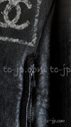 CHANEL 08A Shearling Lambswool Leather CC Logo Hooded Jacket Coat 34 36 シャネル ダーク チョコ ブラック ラム レザー ウール ムートン 本革 CCロゴ フード付 ブルゾン ジャケット コート 即発