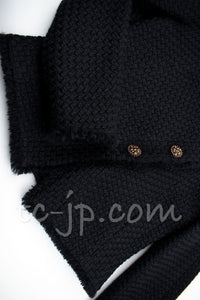 CHANEL 13PF Black Tartan Tweed Jacket 34 シャネル ブラック・タータンチェック・ツイード・ジャケット 即発
