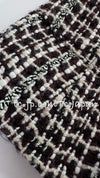 CHANEL 01A Vintage Brown Double Tweed Coat Jacket 40 42 シャネル ヴィンテージ ブラウン ダブル ウール ツイード ジャケット ハーフ コート 即発 - TC JAPAN