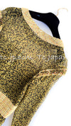 CHANEL 14B Yellow Dot Pattern Silk Pleated Dress 38 シャネル イエロー ドット柄 シルク100% プリーツ ワンピース 即発