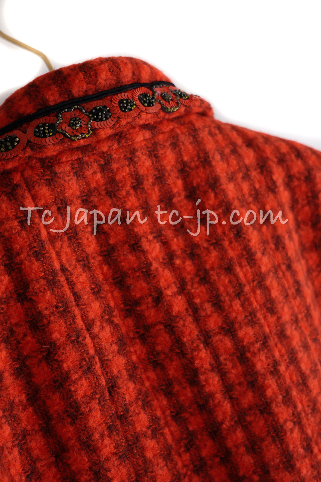 シャネル ヴィンテージ レッド キャンペーン広告 限定品 ビーズ シャネル ヴィンテージ レッド キャンペーン広告 限定品 ビーズ