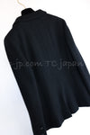 CHANEL 06A Black Wool 100 Tweed Jacket 38 シャネル ブラック ウール100% ツイード ジャケット シルク襟 即発