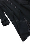 CHANEL 05A Vintage Black Soft Light Cashmere A-line Flared Long Coat 38 40 シャネル ヴィンテージ ブラック カシミア Aライン フレア ロング コート 即発