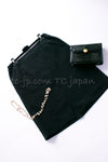 CHANEL 02S Black Cotton CC Logo Buttons Skirt 42 シャネル ブラック コットン CCロゴボタン スカート 即発