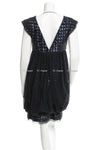 CHANEL 14S Navy Sequin Dress 34 シャネル ネイビー・ワンピース