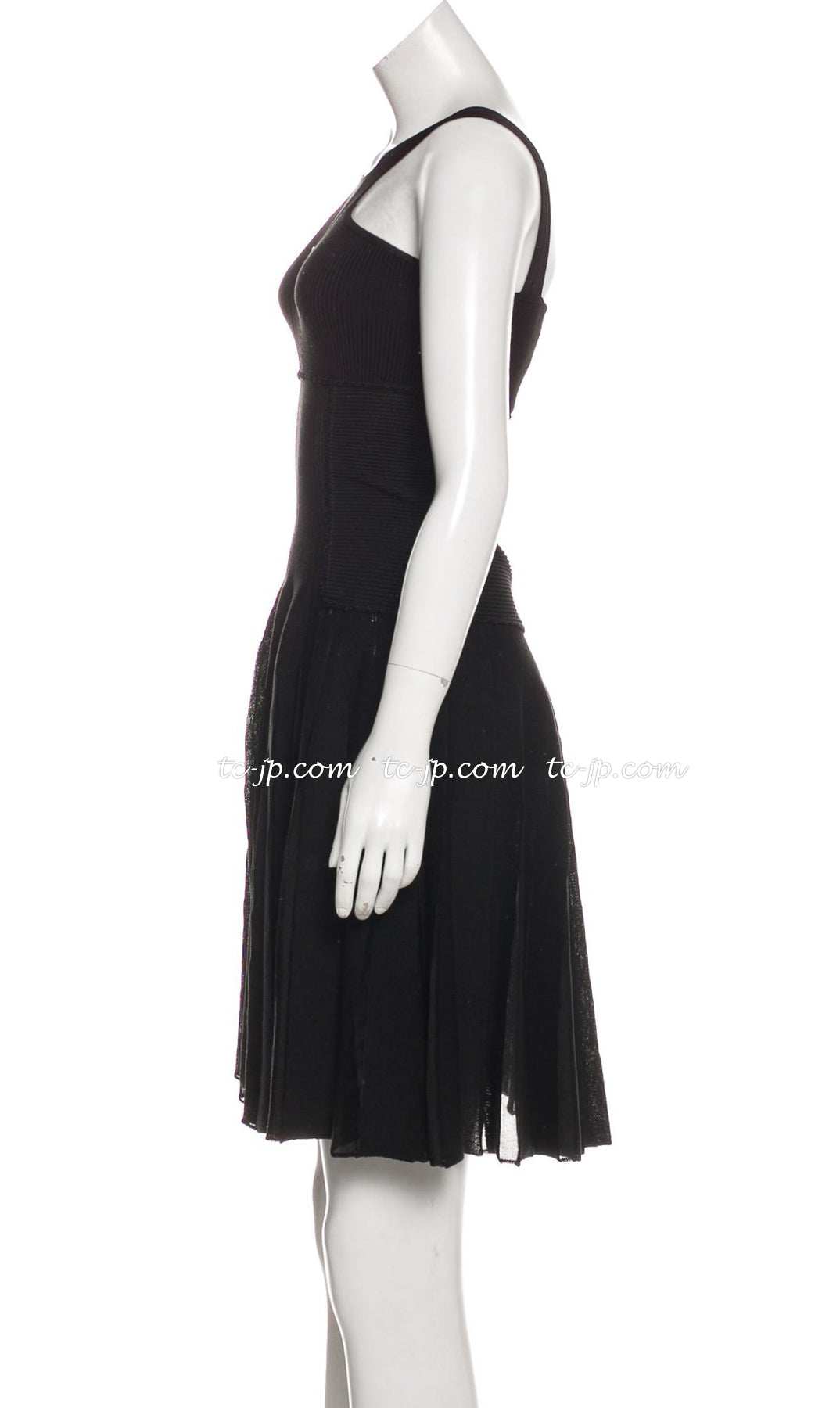 CHANEL 11S Naomi Watts Black Knit Dress 36 シャネル ナオミワッツ着ブラック・ニット・ワンピース