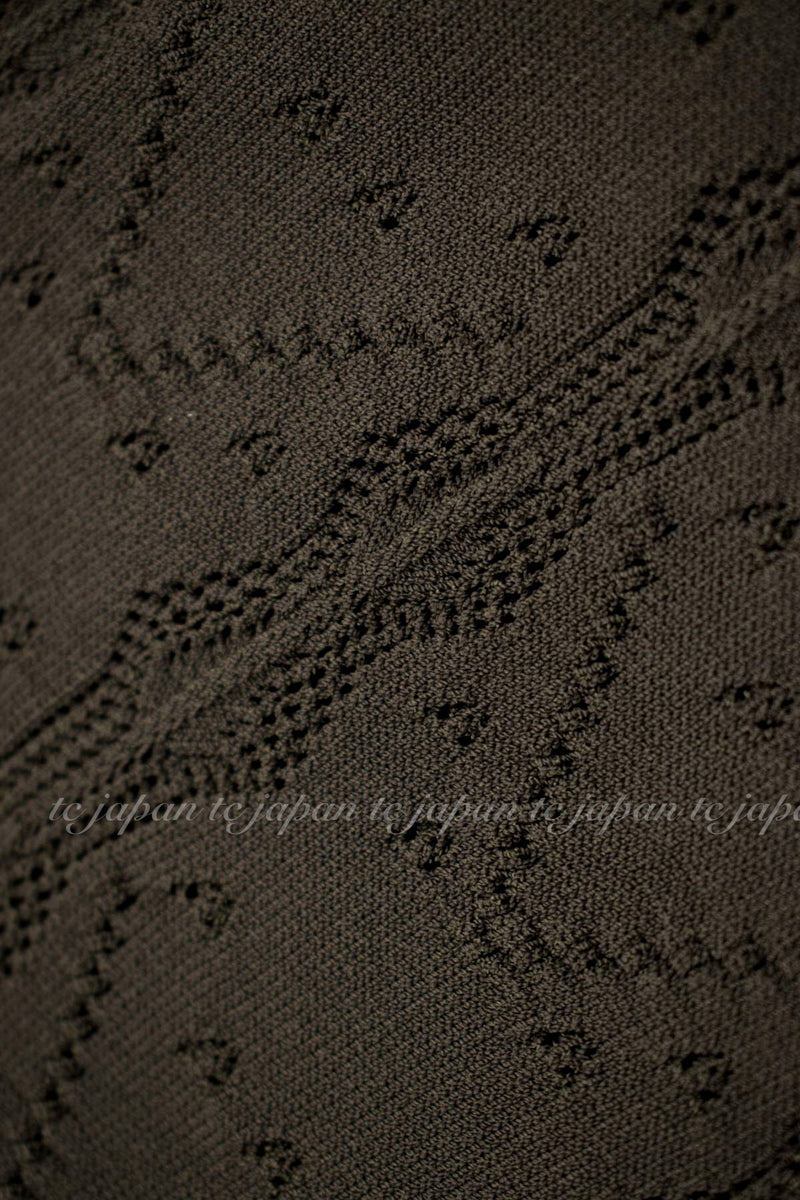 CHANEL 08S Black olive Knit Dress 36 38 シャネル ブラック・オリーブ・ニット・ワンピース 即発