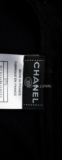 CHANEL 07A Black Silk Lace Dress 36 シャネル ブラック・シルク・レース・ワンピース 即発