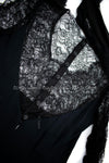 CHANEL 07A Black Silk Lace Dress 36 シャネル ブラック・シルク・レース・ワンピース 即発