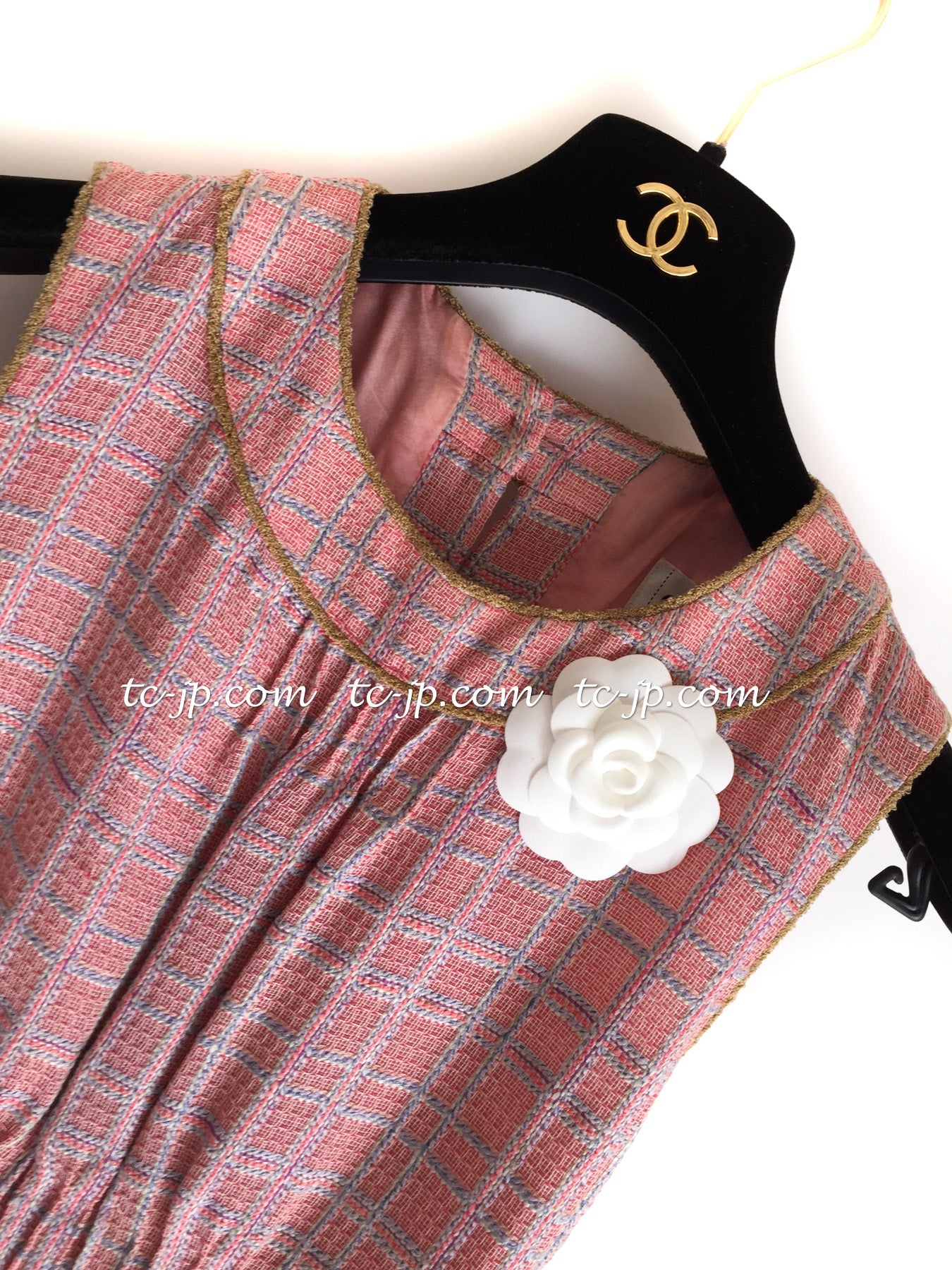 シャネル ピンク・ワンピース・コート CHANEL 04S Pink Cotton